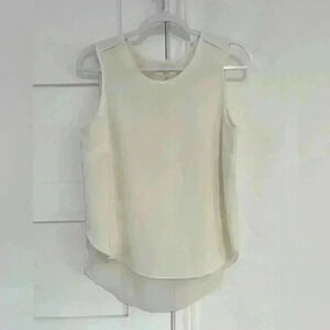 Rag & Bone White Cream Blouse- layers on back- Size Medium- Excellent Condition